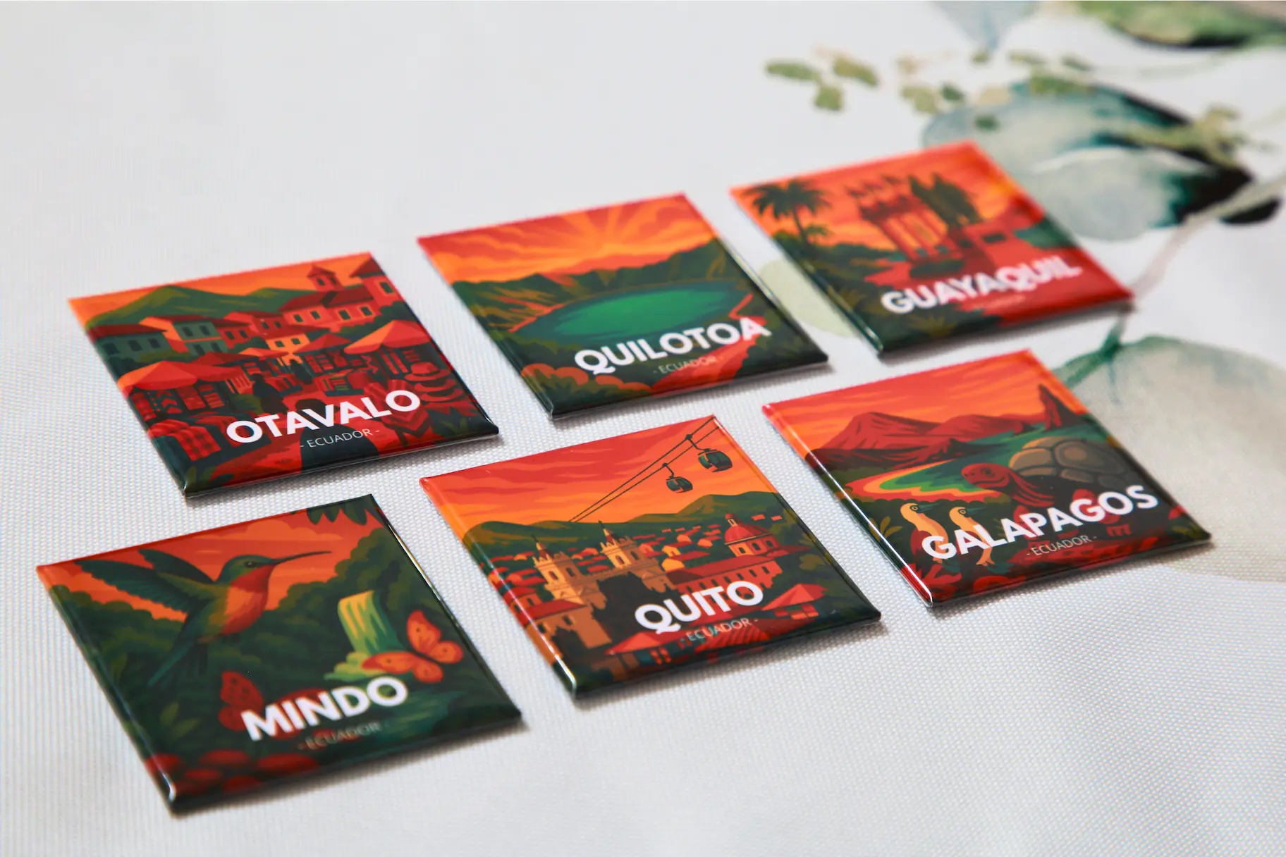 ECUADOR I <br> <span style="font-size: 20px;">     (SET DE 6 | 2 x 2”) </span>